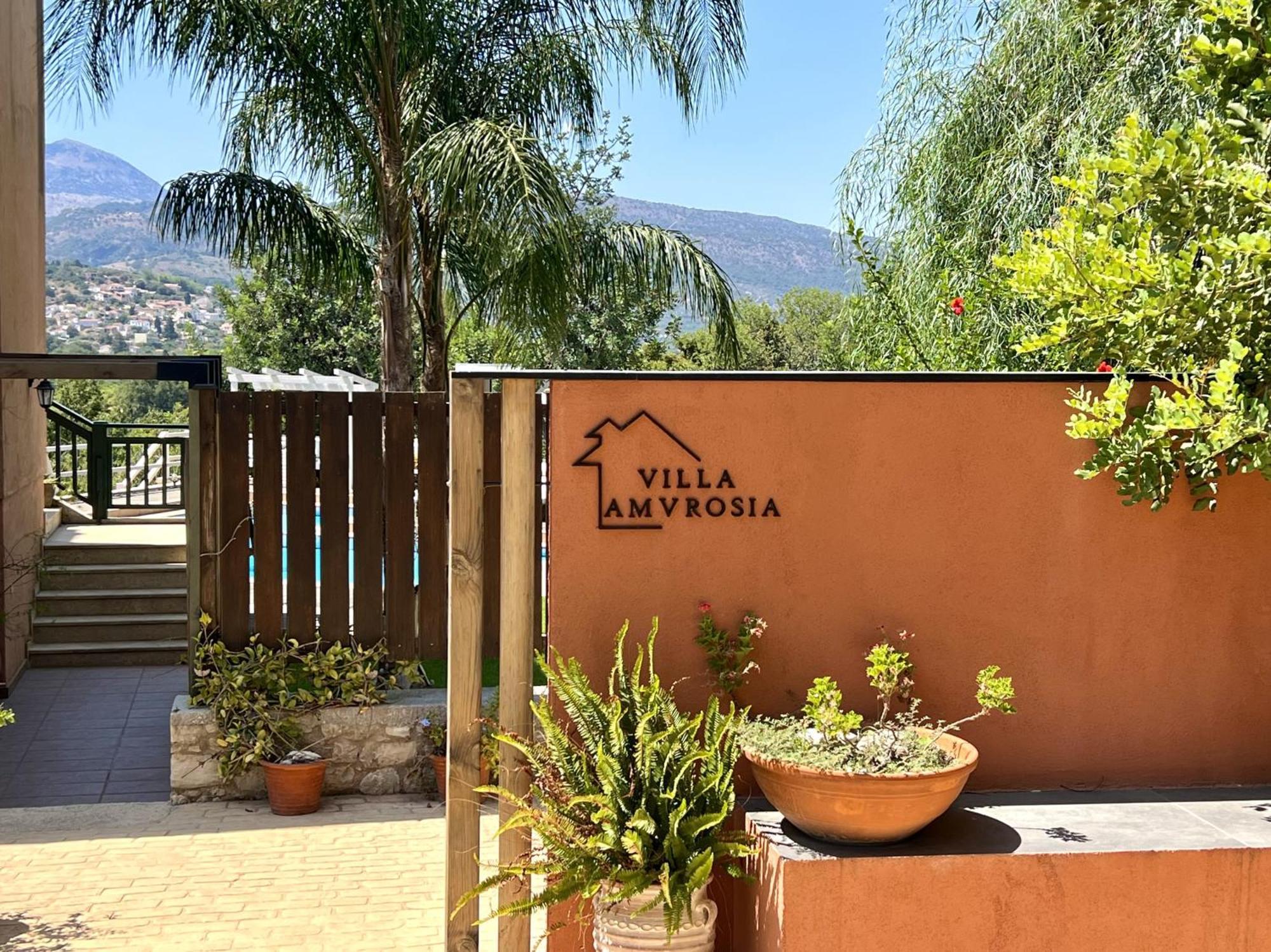 Villa Amvrosia Nr Kalives Crete Armenoi  Bagian luar foto